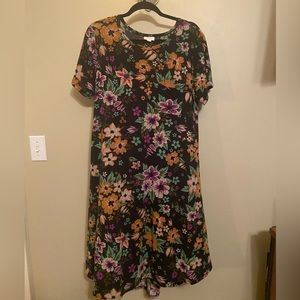 LuLaRoe Flower print Large dress